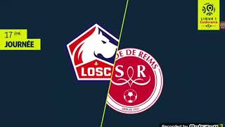 Stade de Reims- Lille losc (sdr-losc ) 1/1 résumé  2018 /2019 ligue 1 Conforama