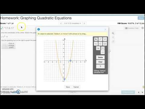 Algebra 2: 4-1/4-2 Graphing Quadratic Equations - YouTube