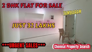 9080379347 ***URGENT SALES***2 BHL Flat For Sale Tambaram 32 Lakhs Including All