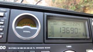 Scaning 22m.band on shortwave (with Δ7)