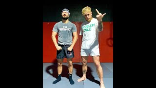 Jake paul training with Jorge masvidal for fight with Ben askren