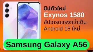 Samsung Galaxy A56 มาแล้ว ชิปแรงกว่าเดิม Exynos 1580 แอนดรอยด์ 15