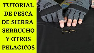 TUTORIAL COMPLETO DE LA PESCA DE SIERRA, SERRUCHO Y PELÁGICOS!