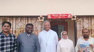 Meeting with Bishop Prakash Sagili during the visit to the Bishop's House @ Khammam on 27 Dec 2024