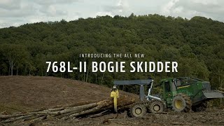 Tough Terrain Productivity | John Deere 768L-II Bogie Skidder