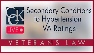 VA Secondary Conditions to Hypertension and Disability Ratings
