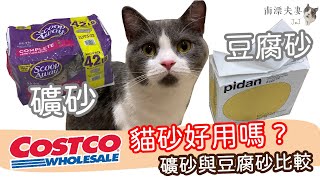 【貓咪】COSTCO的貓砂好用嗎 ? | 礦砂跟豆腐砂的比較實測 | #costco #寵物 #貓咪| 南漂夫妻