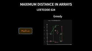 Maximum Distance in Arrays - Leetcode 624 - Java