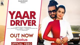 Yaar Driver status Video | Manjeet Panchal | Raveena Bishnoi | Arvind Jangid |New Haryanvi Song 2022
