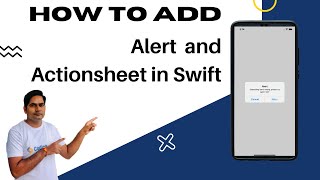 How to add an alert and actionsheet in UIAlertController in swift