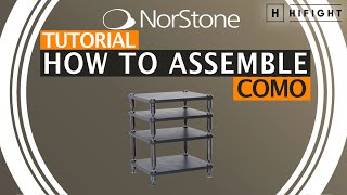 Norstone Como - How to assemble modular HiFi rack (English version)