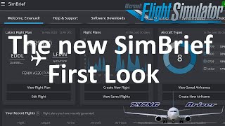 The New SimBrief Website: First Look and Flight Planning