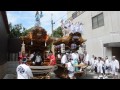 2015大阪市だんじり祭り・生野区舎利寺、入魂式①舎利寺と東大阪の北蛇草