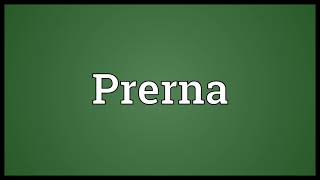 Prerna Meaning