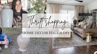 HOME DECOR HAUL | THRIFT STORE DIY | SHOP WITH ME | SMALL HOME DECOR IDEAS | BUDGET FRIENDLY DIYS