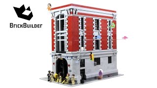 Lego Ghostbusters 75827 Firehouse Headquarters - Lego Speed Build