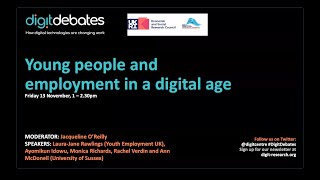 ESRC Festival of Social Science 2020: Young People and Employment in the Digital Age with subtitles