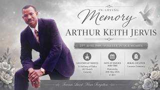 FUNERAL SERVICE OF ARTHUR KEITH JERVIS