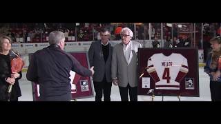 Tim Sheehy and Tom Mellor Jersey Retirement Ceremony