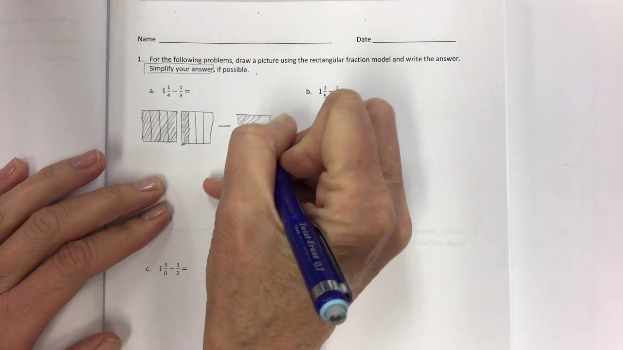 Eureka Math Grade 5 Module 3 Lesson 6 Problem Set - YouTube