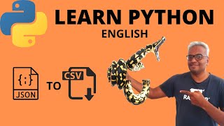 JSON to CSV using python in English
