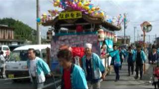 湖西市新所 女河八幡宮例祭'08　中岡はやし連