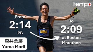 森井勇磨 - 8th at Boston Marathon | Story of a non-professional Japanese runner