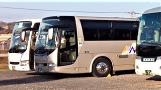 西九州観光バス佐賀県武雄市🚌🌂指宿を走る NISHI KYUSYU Kanko Bus ran in Ibusuki