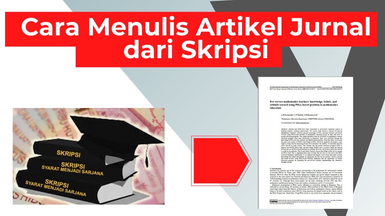 Cara Membuat Artikel Jurnal Ilmiah ( Dari Skripsi ) Full Versi - YouTube