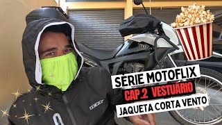 JAQUETA CORTA VENTO TEXX - SÉRIE VESTUÁRIOS PARA MOTOCICLISTA - CAPITULO 02