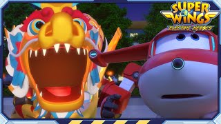 [SUPERWINGS8] Dragon Dance Battle | Superwings Electric Heroes | S8 EP09