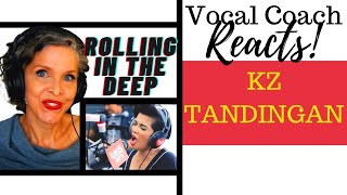 Kz Tandingan Rolling In The Deep Live On Wish 1075 Bus  Vocal Coach Reacts And Deconstructs