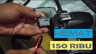 Cara Mengganti LCD kamera Canon 60D (repair)