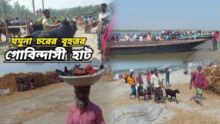 যমুনার পাড়ের বৃহত্তর হাট|গোবিন্দাসী হাট ভুয়াপুর টাঙ্গাইল village life and market.