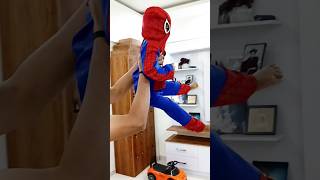 നമ്മടെ കുഞ്ഞി Spiderman🕸️ #spiderman #ikkus version #shorts