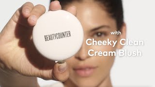 How to Apply Cheeky Clean Cream Blush