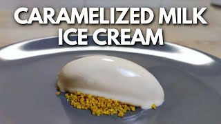 Michelin-Star Excellence: Dive into Caramelized Milk Ice Cream