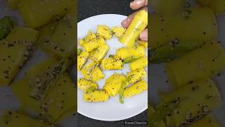 Khandvi | झटपट बनाएं स्टीमर में दही बेसन की खांडवी | besan recipe | curd| Nashta | #shorts