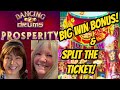 Big Win! Dancing Drums Prosperity & Split the Ticket