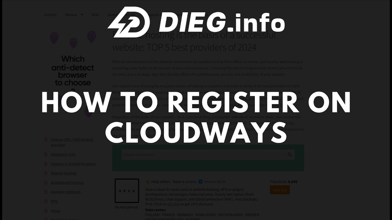 How To Register On Cloudways Add A Card And Buy A Server Youtube