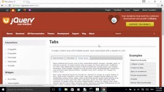 Selenium Python Webdriver Tutorial - jQuery UI Tabs