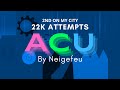 [NEW HARDEST] ACU 100% by neigefeu // 22k Attempts // Geoemtry Dash 2.2