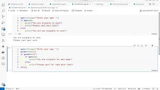 if else statement in python Day#12
