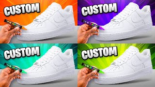 CUSTOM AIR FORCE 1’s Videos Compilation! 🎨👟
