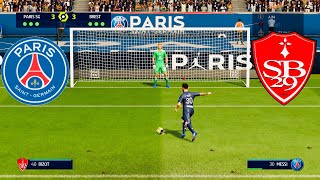 PSG vs STADE BRESTOIS 29 [Penalty shootout] FIFA 22