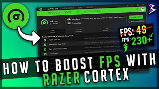 How To Boost FPS In Any Games with Razer Cortex!