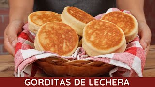 Gorditas de lechera, no bake soft bread, prepare them at night and cook in the morning