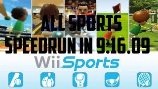 [FWR] Wii Sports - All Sports Speedrun in 9:16.09