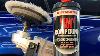 ПРАВИЛЬНАЯ ПОЛИРОВКА АВТО | ЧЕСТНЫЙ Обзор пасты MENZERNA HEAVY CUT Compound | Полирвка 1 ЭТАП