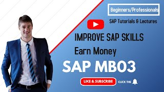 How to Get details of any Material Document Number using MB03 - SAP MM - Tutorials